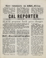 Cal Reporter Vol. 1 No. 3